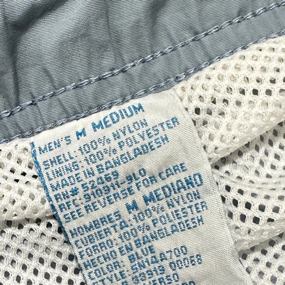 Sand n Sun Swim Board Shorts Men Size M Blue Mesh Lined STAINED WAIST BAND - Picture 4 of 10